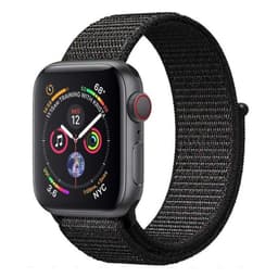Apple Watch 4 (44mm) Nylon armbånd - sort pink