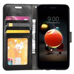 Lommebokdeksel 3-kort LG K9 2018 (X210N)  - Svart