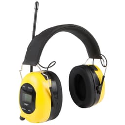 Pop@work hörselskydd med DAB+ (gul)