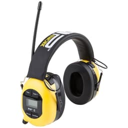 Pop@work hørselvern med DAB+ og Bluetooth (gul)