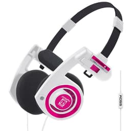 Koss PortaPro Remote on-ear hovedtelefoner - pink/hvid