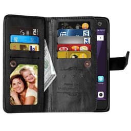 Dobbeltflip Flexi 9-kort ZTE Blade V8  - Svart