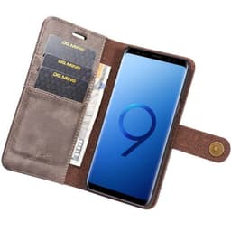 Lompakkokotelo DG-Ming 2i1 Samsung Galaxy S9 Plus (SM-G965F)  - harmaa