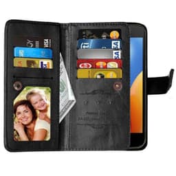 Dobbeltflip Flexi 9-kort Motorola Moto E4 Plus (XT1770)  - Svart