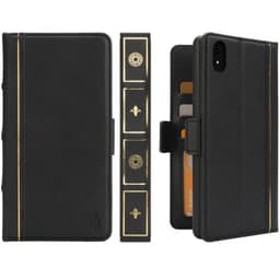 Retro boklommebok 2i1 Apple iPhone XR (6.1")  - Svart