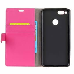 Lommebokdeksel 2-kort Xiaomi Mi A1  - Rosa