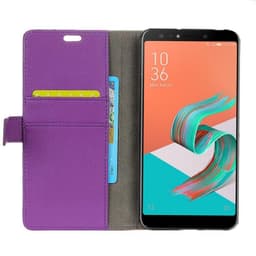 Lompakkokotelo 2-kortti Asus Zenfone 5 Lite (ZC600KL)  - violetti