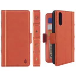 Retro boklommebok 2i1 Huawei P20 (EML-L29)  - oransje