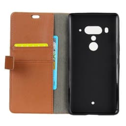 Lommebokdeksel 2-kort HTC U12 Plus  - brun