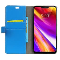 Lompakkokotelo 2-kortti LG G7 ThinQ (G710EM)  - sininen