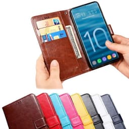 Lompakkokotelo 3-kortti Samsung Galaxy S10 (SM-G973F)  - punainen