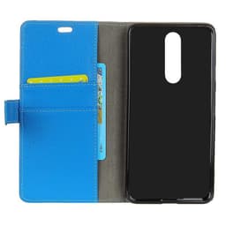 Lompakkokotelo 2-kortti Nokia 6.1 Plus (TA-1083)  - sininen