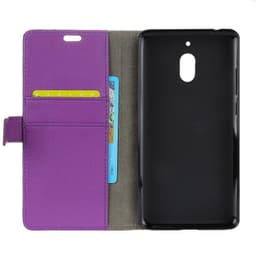 Lompakkokotelo 2-kortti Nokia 2.1 2018 (TA-1080)  - violetti