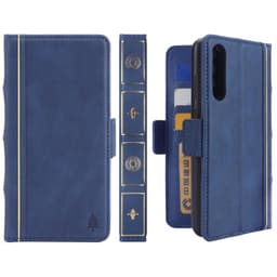 Retro boklommebok 2i1 Huawei P20 Pro (CLT-L29)  - Blå