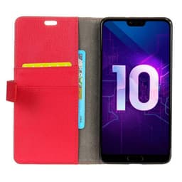 Lommebokdeksel 2-kort Huawei Honor 10 (COL-AL10)  - RØD