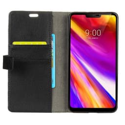 Lompakkokotelo 2-kortti LG G7 ThinQ (G710EM)  - musta