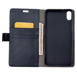 Lompakkokotelo 2-kortti Apple iPhone XS Max (6,5 ")  - musta