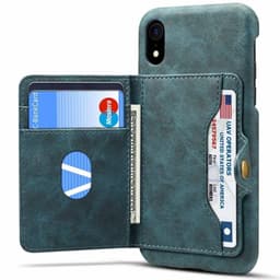 Vintage Flipwallet 3 -kortti Apple iPhone XR (6.1 ")  - sininen