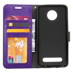 Lommebokdeksel 3-kort Motorola Moto Z3 Play (XT1929)  - lilla