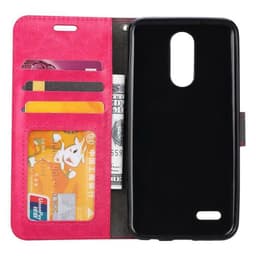 Lommebokdeksel 3-kort LG K9 2018 (X210N)  - Rosa