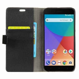 Lommebokdeksel 2-kort Xiaomi Mi A1  - Svart