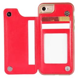 Flip lompakkokotelo 3-kortti Apple iPhone 7/8  - punainen