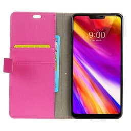 Lommebokdeksel 2-kort LG G7 ThinQ (G710EM)  - Rosa