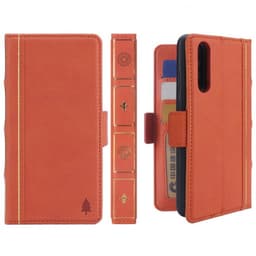 Retro kirja lompakko 2i1 Huawei P20 Pro (CLT-L29)  - oranssi