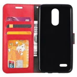 Lompakkokotelo 3-kortti LG K9 2018 (X210N)  - punainen
