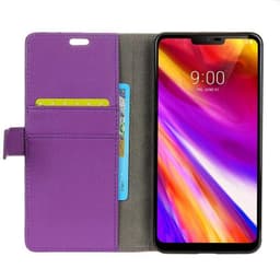 Wallet 2-kort til LG G7 ThinQ (G710EM)  - lilla