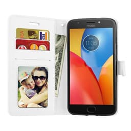 Lompakkokotelo 3-kortti Motorola Moto G5S Plus  - valkoinen