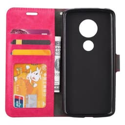 Lommebokdeksel 3-kort Motorola Moto G6 Play (XT1922)  - Rosa