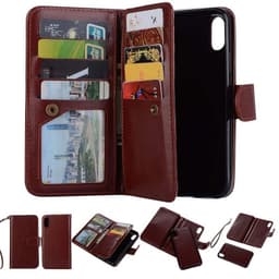 Dobbelflip magnet 2i1 Apple iPhone XR (6.1")  - brun