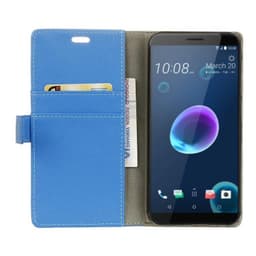Lommebokdeksel 2-kort HTC Desire 12  - Blå
