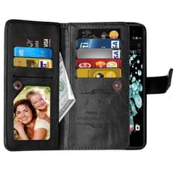 Dobbeltflip Flexi 9-kort HTC U Play  - Svart