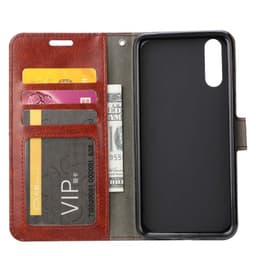 Wallet 3-kort til Huawei P20 Pro (CLT-L29)  - brun