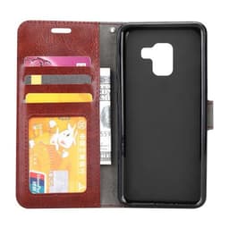 Lompakkokotelo 3-kortti Samsung Galaxy A6 Plus 2018 (SM-A610F)  - rusk