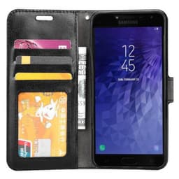 Lommebokdeksel 3-kort Samsung Galaxy J4 2018 (SM-J400F)  - Svart