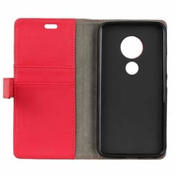 Lommebokdeksel 2-kort Motorola Moto E5 Plus (XT1924)  - RØD