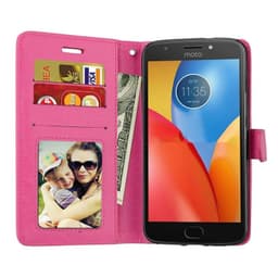 Lompakkokotelo 3-kortti Motorola Moto G5S Plus  - pinkki