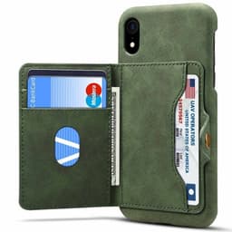 Vintage Flip lommebok 3-kort Apple iPhone XR (6.1")  - Grønn