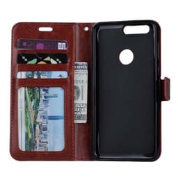 Lommebokdeksel 3-kort Huawei P Smart 2018 (FIG-L21)  - brun