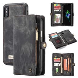 CaseMe Wallet 11-kort Apple iPhone X / XS  - Sort / Grå