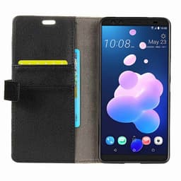 Lommebokdeksel 2-kort HTC U12 Plus  - Svart