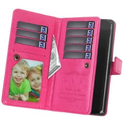 Dobbeltflip Flexi 9-kort HTC ONE M8  - Rosa