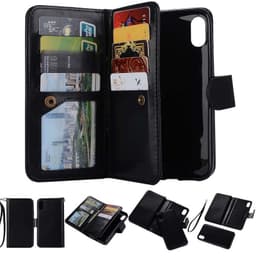 Dobbelflip magnet 2i1 Apple iPhone XS Max (6.5")  - Svart