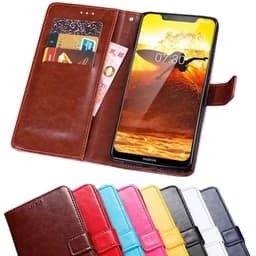Lommebokdeksel 3-kort Nokia 8.1 2018 (TA-1128)  - Mørke blå