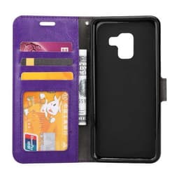 Wallet 3-kort til Samsung Galaxy A6 2018 (SM-A600F)  - lilla