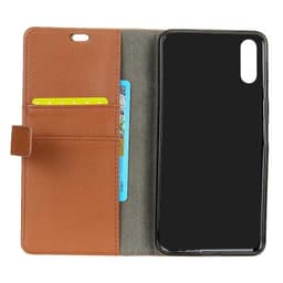 Lompakkokotelo 2-kortti Huawei P20 (EML-L29)  - ruskea