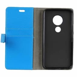 Lommebokdeksel 2-kort Motorola Moto E5 (XT1944)  - Blå